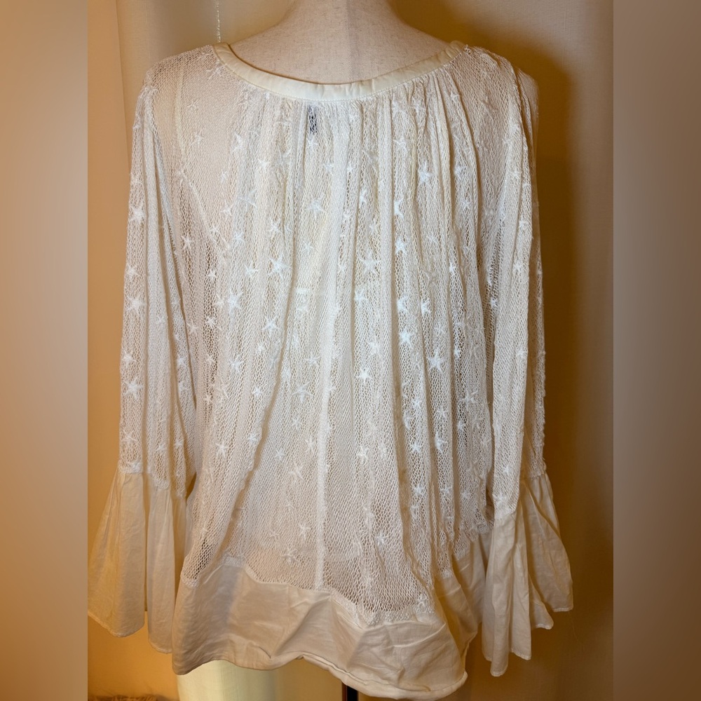 Chic Ivory Button-Down Blouse - image 5